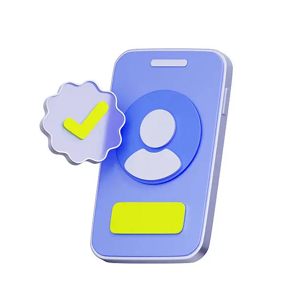 phone screen showing an incoming call with a verified business name and logo